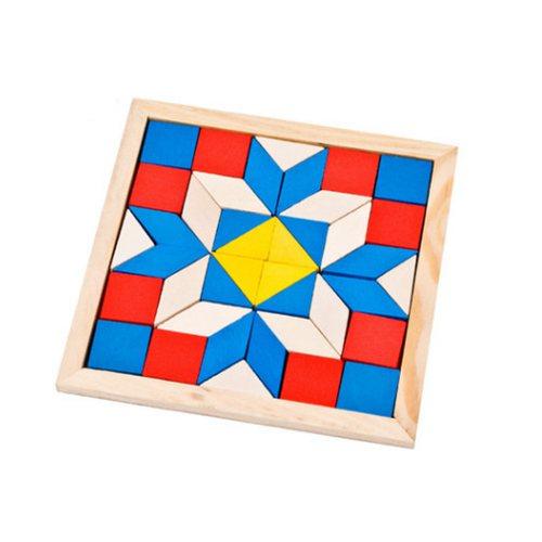 Montessori Triangle wooden puzzles for kids 2-4 years old children's jigsaw puzzle early education toys for kids learning games