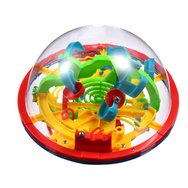 Puzzle Game Toys 3D Magic Maze Ball 100 Levels Large Rolling Ball Intellectual UFO Maze Ball Childhood Educational Toys