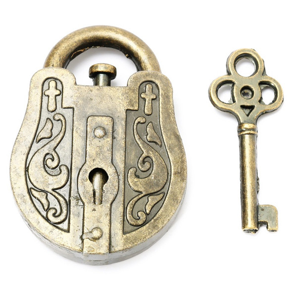 Wholesale- Vintage Metal Cast God Lock Key Puzzle Toy IQ&EQ Mind Brain Teaser Souptoys Gift Intellectual Educational For Children Adult