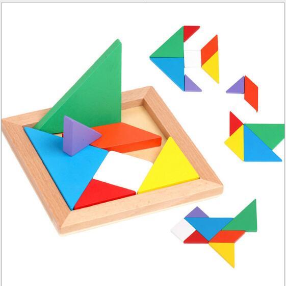 Jigsaw Puzzle Wooden puzzles toys for early childhood education Beech puzzle Brain Development Toys Four seven gram puzzle