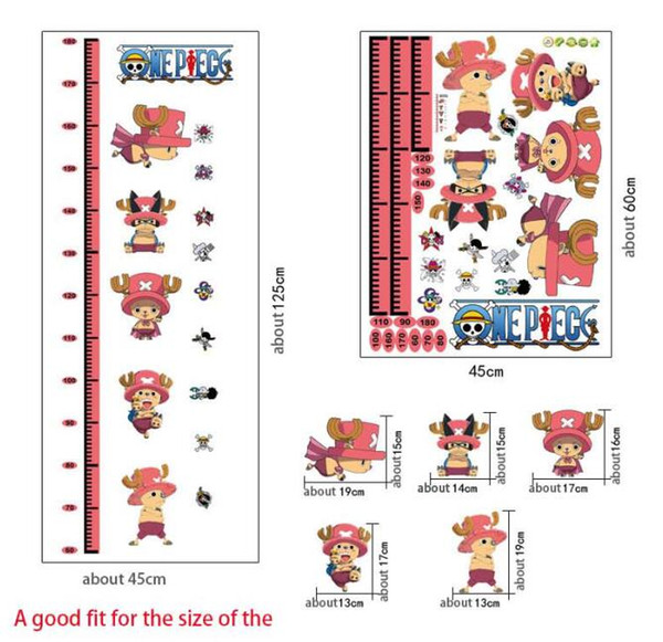 Home height measurement cartoon stickers anytime, anywhere to measure the baby's height to make the walls more beautiful