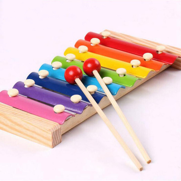 Kids Children Multi-Colored Keys Beat Musical Instrument Toys Over 3 Years Old with Double Safety Kit Mallets