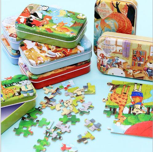 Jigsaw puzzle for children kids 60 pieces of wood Puzzles Baby's early education toys Kindergarten toys