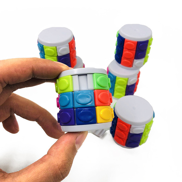 Cube Antistress Toys For Children Color Magic Tower Cube Educational Toys Dimensional Creative Sliding 3D Puzzle Toy Fidget