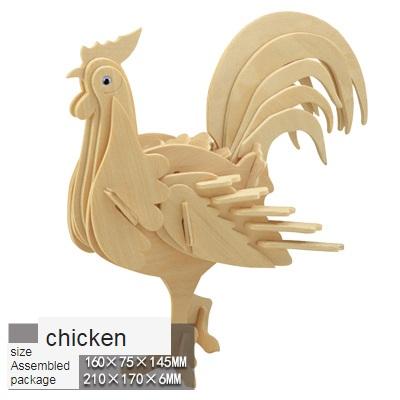 Puzzle 3D diy wooden three-dimensional puzzle handmade cottage house assembly building model children's toys