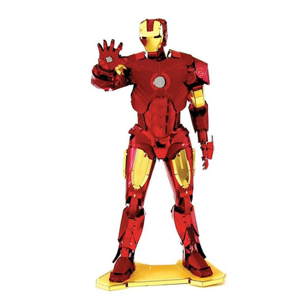 MARVEL IRON MAN,MJOLNIR,CAPTAIN AMERICA'S SHIELD,WAR MACHINE 3D Metal Model NANO Puzzles New Styles Chinses Metal Earth