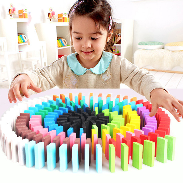 120 Slices Domino Polychromatic Organ Domino Game Children Competition Adult Intelligence Building Block Toy Kid Gift