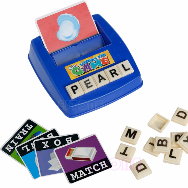 Baby Literacy Fun Game Learn English Word Puzzle Children's Educational Toys