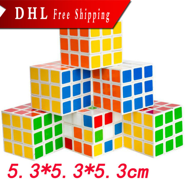 Cube Toys 5.3x5.3x5.3cm Magic Cube Puzzle Magic Game magic Square ring learning education game cube good Gift toys rings