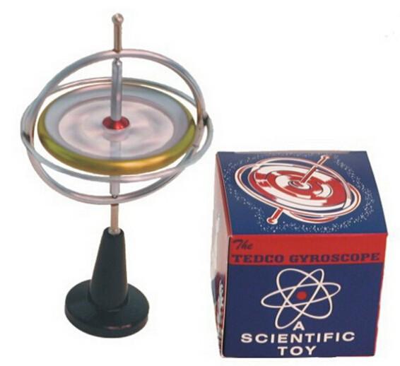 Free Shipping American metal Gyroscope Gyroscope classic traditional educational toys Magic space physics science teaching