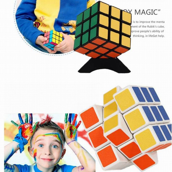 MOQ 320pcs Rubics Cube Rubix Cube Magic Cube Rubic Square Mind Game Puzzle for Kids (Color: Multicolor) 5.7x5.7x5.7