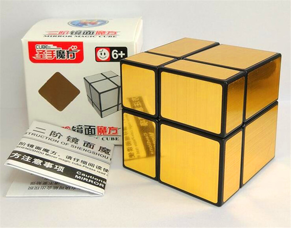 Newest ShengShou 2X2 Mirror Magic Cube Puzzle Qiyi New Thunderclap V2 3x3x3 Cube Twisty Puzzle Educational Toys Cubo Magico