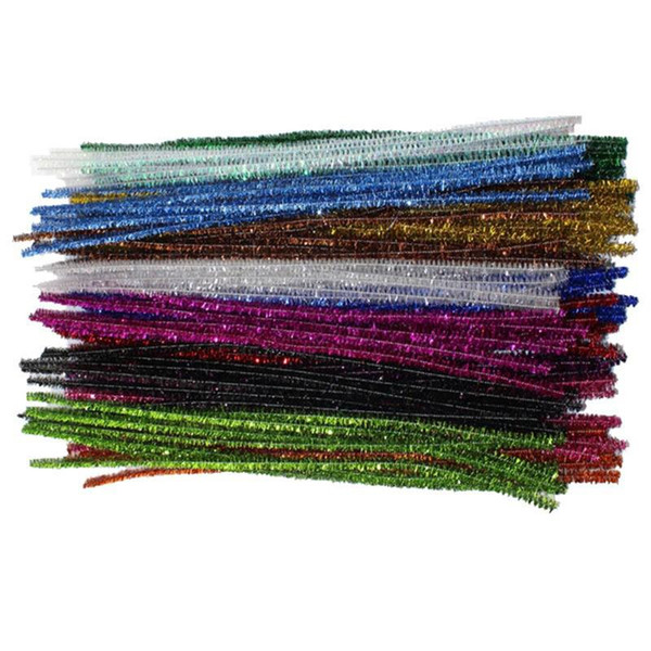 hildren educational toys Glitter Twist Wire Pipe Cleaner DIY Montessori Materials Chenille Plush Toy Educational Toys for Children Kids H...