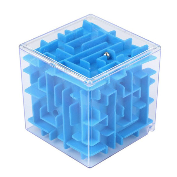 3D Cube Puzzle Maze Toy Hand Game Case Box Fun Brain Game Challenge Fidget Toys Balance Educational Toys for children