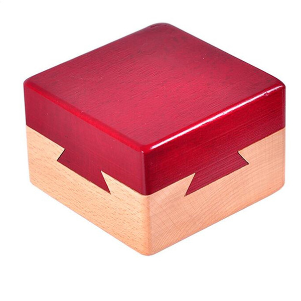 High Quality Wooden Magic Box Puzzle game Luban Lock IQ Toys For Children Adult Educational Toys Brain Teaser Game