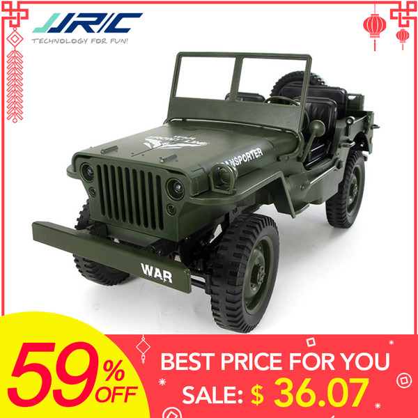 wholesale Q65 1:10 RC Car 2.4G 4WD Convertible Remote Control Light Jeep Four-Wheel Drive Off-Road Military Climbing Car Toy Kid Gift