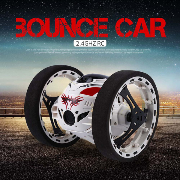 New Design Mini Bounce Car Peg Sj88 Rc Car 4ch 2 .4ghz Strong Jumping Sumo Toy Car With Flexible Wheels Remote Control Robot