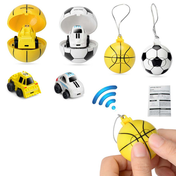 2.4 GHz Kids Cute Mini Soccer About 20-30 Minutes Basketball Remote Control Car Remote Control Manual Toys