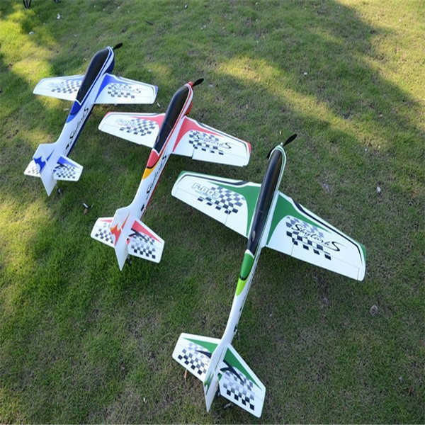 Sport RC Airplane 950mm Wingspan EPO F3A FPV Aircraft RC Airplane KIT For Children Outdoor Toy Models Red Blue Green T191221