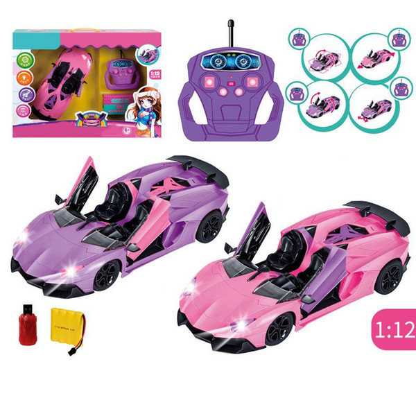 Remote Control Car One Button to Open the Door Automatically Demonstrate - the 1:12 Remote Control Sports Car