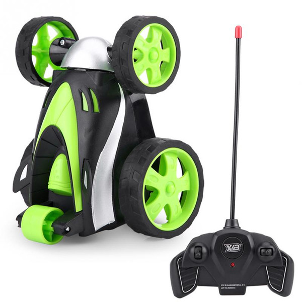 Funny Mini Remote Control Tumbling Stunt Car 360 Rolling Toy RC Vehicle Stunt Car Radio Electric Dancing toy for Children Gift