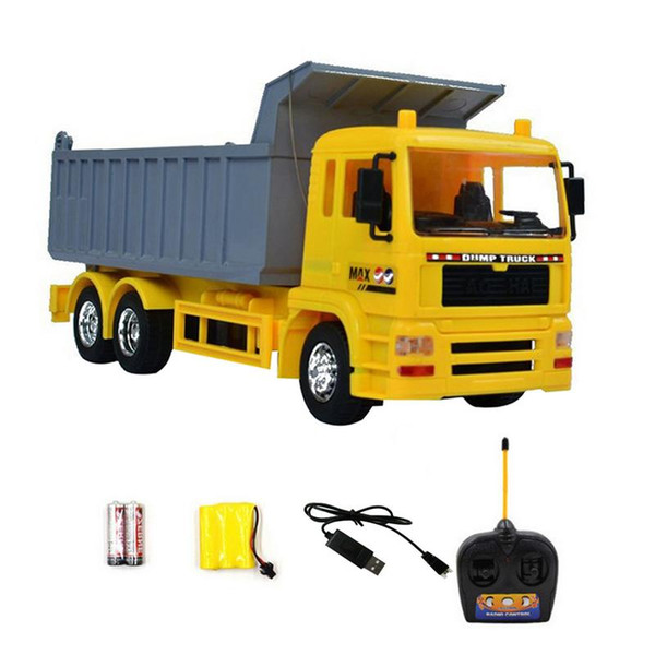 1:20 12 Inch Wireless Remote Control Engineering Truck 2.4G RC Dump Child Toy Car Model Engineer Truck