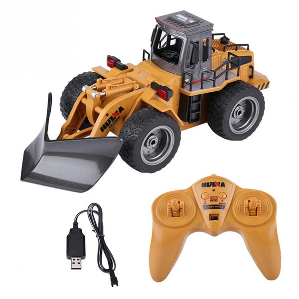 HUINA 1586/1590/1530 1/18 2.4GHz RC Electric Car 6 Channel Remote Control Model Snow Clearer Vehicle Toys For Children Gift