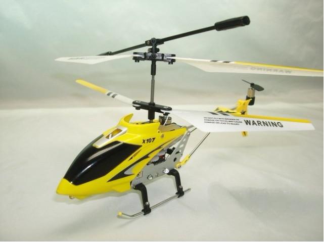 X107- GYRO 3CH RC Helicopter X107 Metal Frame with Colorful Led Lights,Free USB Cable+Tail balde