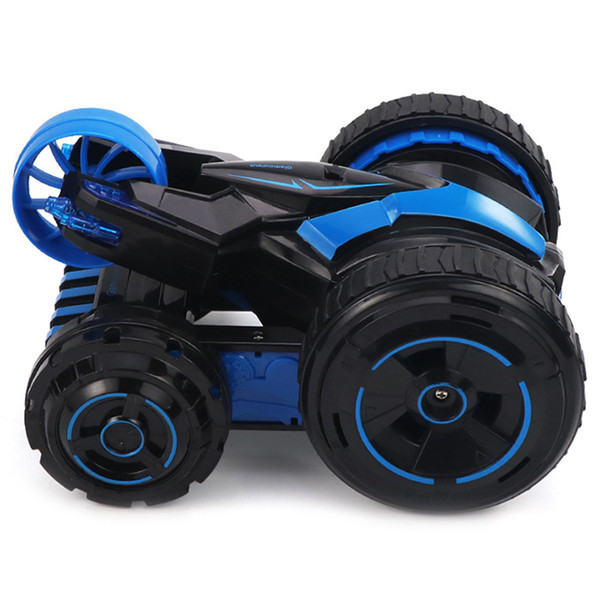 New Arrival JJRC Q49 ACRO Aikeer Stunt Car Five-Wheel System One-Button Flip Cool Light 360 Degree Rotating Double-Sided RC Car