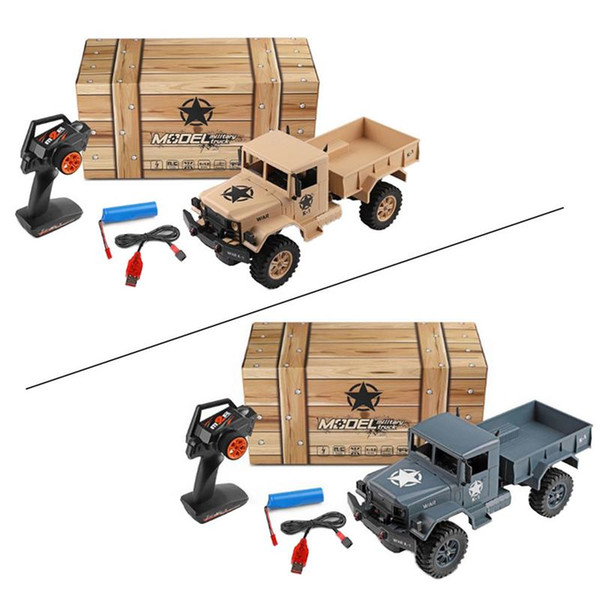 1:12 Electric Remote Control Four - Wheel Drive Truck Simulation Military Toy