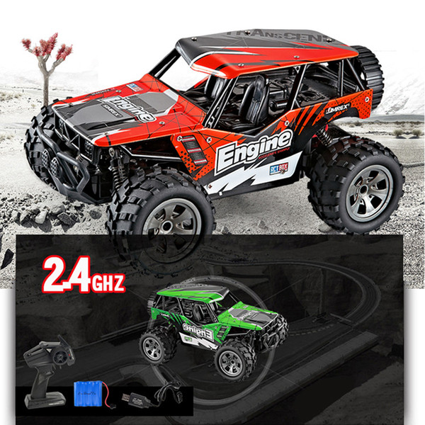 RC Car 2.4G Off-road Remote Control Car 1:20 Wireless Charging Four-wheel Drive Climbing Off-road Vehicle TSLM1