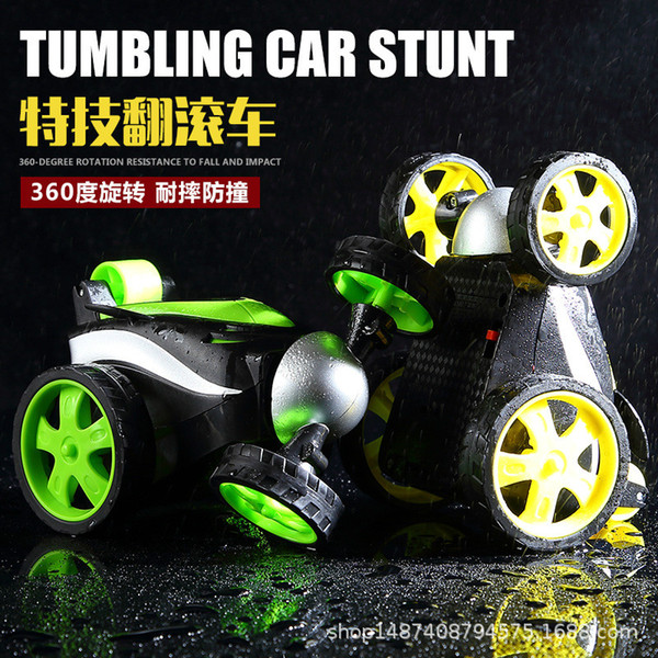 Wireless remote control 360 degree Rotate tumbling stunt car For Children Electric RC Model Toy