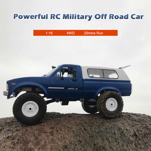 WPL C24 RC Car 1:16 4WD Radio Control Off-Road Mini Car RTR Rock Crawler Electric Buggy Moving Machine RC Cars Kids Play Cars