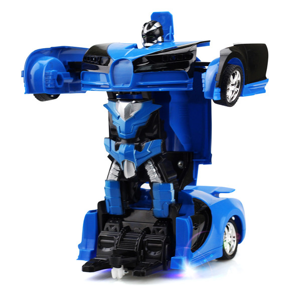 Cool RC Car Transformation Robots Sports Vehicle Model Robots Toys Deformation Car Kids Toys for Children Boys Gifts