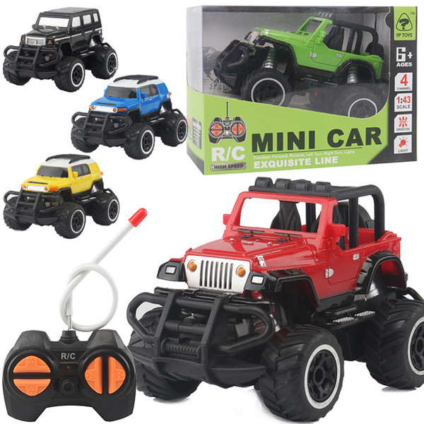 Children's four-way remote control car electric wireless remote control off-road vehicle model boy RC toy car