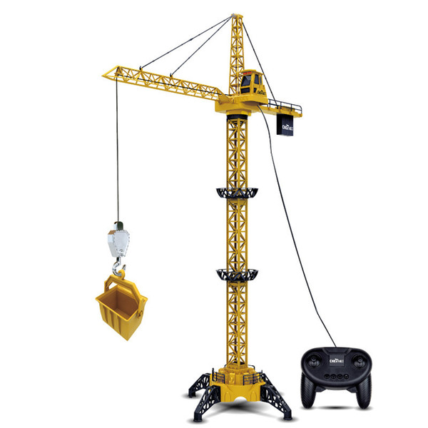 Remote control engineering vehicle children's toy tower crane remote control big hanging tower