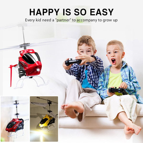 RC drone Syma W25 RC Helicopter 2 CH 2.5 Channel Mini RC Drones With Gyro Crash Resistant Toys Kids Boy Gift