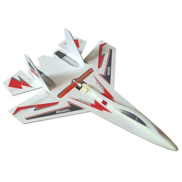 High speed led rc plane su 27 model rc jet 6ch remote control airplane shatter resistant foam board rc glider toys