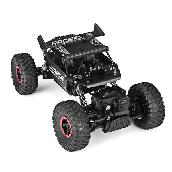 1:18 Alloy 2.4G 4WD High Speed Climbing Rock Car Racing Vehicle Drive Bigfoot Car Remote Control Model Off-Road Vehicle Car