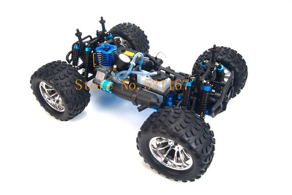 Wholesale-HSP Rc Truck 1/10 4wd Nitro Gas Power Off Road Monster Truck Remote Control Car High Speed 4X4 Remote Control Toys