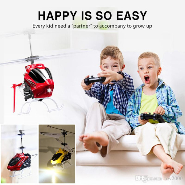 RC drone Syma W25 RC Helicopter 2 CH 2.5 Channel Mini RC Drones With Gyro Crash Resistant Toys Kids Boy Gift