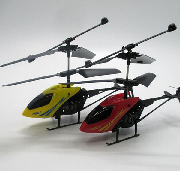 Heli 2.5 Channel Electric Micro Brushless Mini RC Helicopters Remote Control Wireless Infrared Aircraft Toys Color Randomly Sent