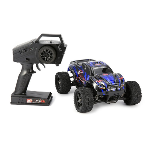 RC Car 1/16 Scale 2.4G 40km/h High Speed 4WD Brushed Off-Road Truck Big Wheels Bigfoot RC Car Remote Control Kids Gift