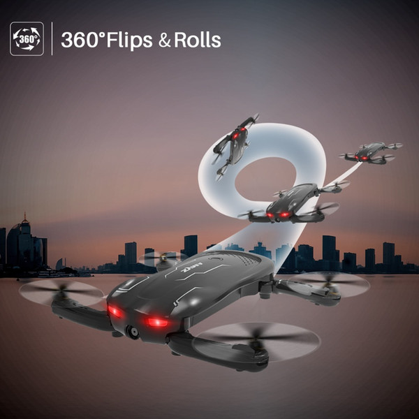 heap RC Helicopters SYMA Z1 Foldable Mini Quadrocopter with Camera HD 720P FPV Real Time Transmission RC Helicopter App Control Pocket Qu...