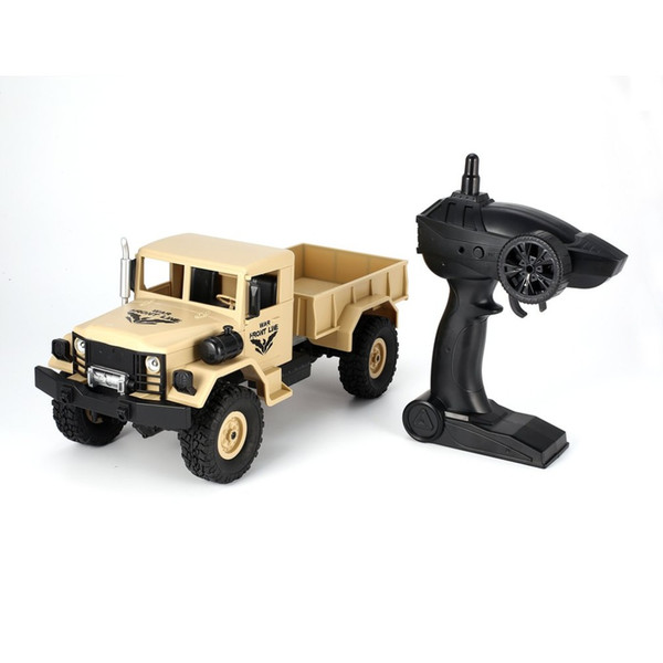 wholesale Q62 1/16 rc Truck 2.4G 4WD Long Battery Life Off-Road Military Trunks Crawler Remote Control Car Kids Toys New Year Gifts