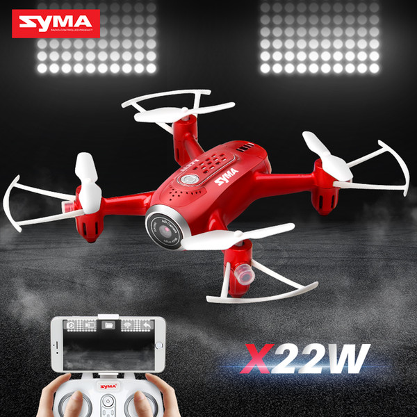 rone with camera SYMA Official X22W Drones With Camera FPV Wifi Real Time Transmit Headless Mode Hover RC Helicopter Quadcopter Drone Dro...