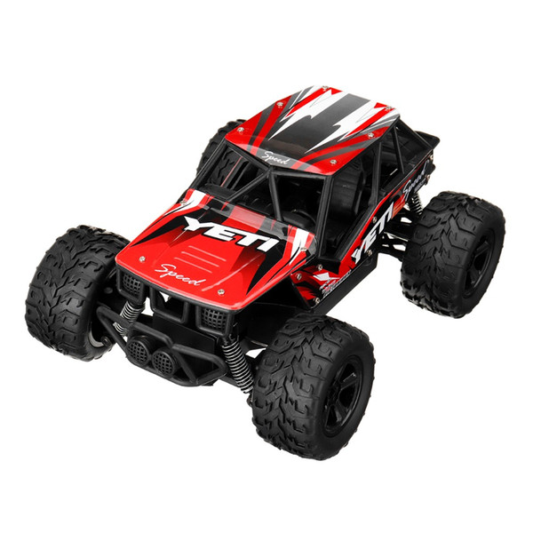 1/20 2.4G High-speed RWD RC Car Racing Big Foot Off-road Truck RTR Alloy Shell Toys