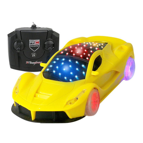 Electric Remote Control Toy Car Model with USB Cable Flashing Casual Led Lights LED Kids 10-50m Gifts 1:18