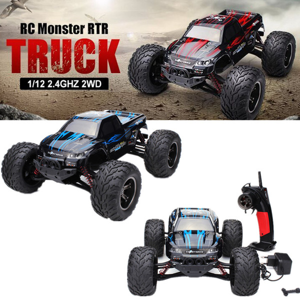 Wholesale 9115 RC Car 1/12 2.4GHz 2WD Brushed RC Remote Control Monster Truck RTR