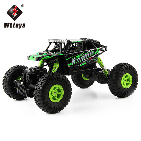 wholesale 18428 - B 1:18 4WD RC Climbing Car 2.4GHz 4CH 9km/h Proportional Controlled All Terrain Off-Road Vehicle RC Car Toy